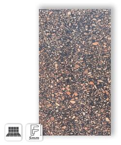 MARMO TERRAZZO LUCIDO I NATURALI 81x162 - GRES SOTTILE IN GRES EFFETTO TERRAZZO NERO LUCIDO