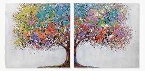 Quadro su tela dipinto a mano L'altra Metà
