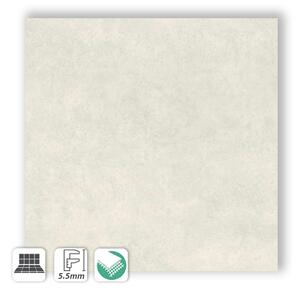 FOKOS TALCO 80X80 - PIASTRELLA GRES SOTTILE 5.5 MM EFFETTO CEMENTO BIANCO