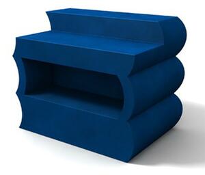 Bancone Clipper in poliestere 1450x880xh 1105 mm Blu