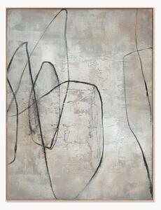 Quadro su tela dipinto a mano Scribble