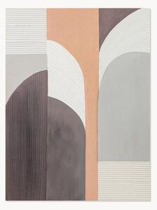 Quadro su tela dipinto a mano Peach Fusion