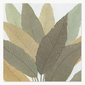 Quadro su tela dipinto a mano Calathea