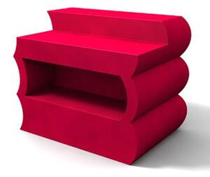 Bancone Clipper in poliestere 1450x880xh 1105 mm Fragola