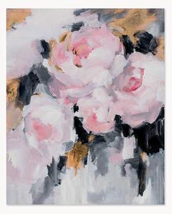 Quadro su tela dipinto a mano Pink Roses