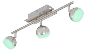 Briloner 2040-032 - Luce Spot a LED RGB dimmerabile 3xLED/3,3W/230V + Tc