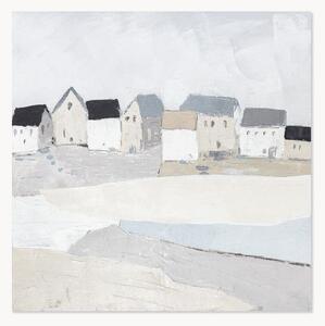 Quadro su tela dipinto a mano Ocean Town
