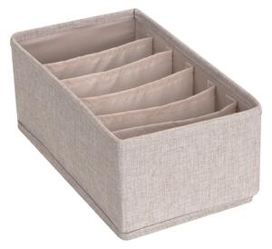 Organizzatore per cassetti beige con scomparti Cassetto, 16,5 x 11 cm - Bigso Box of Sweden