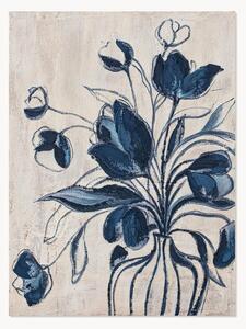Quadro su tela dipinto a mano Ikebana