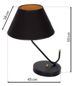 Lampada da tavolo VICTORIA 1xE27/60W/230V nero