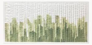 Quadro su tela dipinto a mano Green Chart