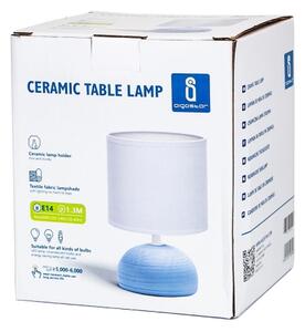 Aigostar - Lampada da tavolo 1xE14/40W/230V blu/bianco