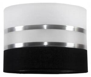 Lampadario a sospensione con filo CORAL 2xE27/60W/230V bianco e nero