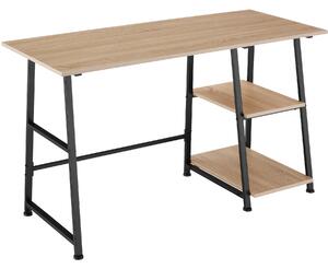 Tectake 404697 scrivania paisley 120x50x73,5cm - industriale legno chiaro, rovere sonoma