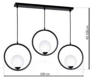 Lampadario a sospensione con filo BOSTON 3xE14/40W/230V