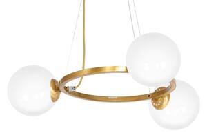 Lampadario a sospensione con filo VIENNA 3xE14/40W/230V oro