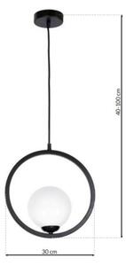 Lampadario a sospensione con filo BOSTON 1xE14/40W/230V