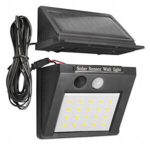 Applique solare a LED con sensore e pannello esterno LED/0,55W/3,7V IP44