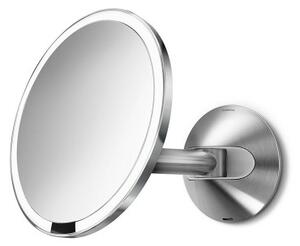 Simplehuman specchio d'ingrandimento illuminato x5 ricaricabile cromo spazzolato