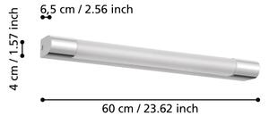 Eglo 98443 - Illuminazione a LED per specchio da bagno TRAGACETE LED/16W/230V IP44