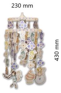Decofun 70-114 - Paralume per bambini HEIRLOOM E27 430x230 mm