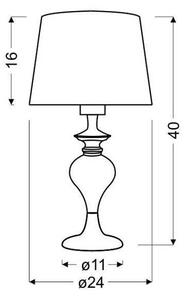 Lampada da tavolo GILLENIA 1xE27/60W/230V