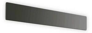 Ideal Lux Zig Zag AP D53 lampada da parete a led integrati in lastra d'alluminio 6mm - Nero, 3000° k