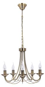 Lampadario a sospensione con catena MUZA 5xE14/40W/230V