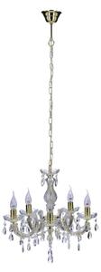 Lampadario a sospensione con catena MARIA TERESA 5xE14/40W/230V