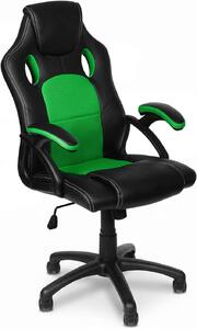Sedia da ufficio ergonomica con braccioli, schienale reclinabile e regolazione dell'altezza, con una capacità di carico fino a 150 kg