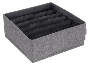 Organizzatore per cassetti grigio con cassetto a scomparti, 29 x 11 cm - Bigso Box of Sweden