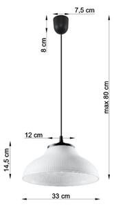 Lampadario a sospensione con filo CORONA 1xE27/60W/230V
