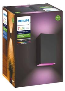 Philips 17464/30/P7 - LED RGB Lampada da esterno Hue RESONATE 2xLED/8W/230V IP44