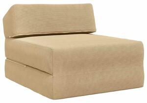 Divano Letto Pieghevole Verde Grigio 60 x 70 x 41 cm Tessuto