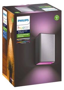 Philips 17464/47/P7 - LED RGB Lampada da esterno Hue RESONATE 2xLED/8W/230V IP44