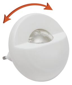 Lampada di orientamento LED con spina integrata con sensore LED/1W/230V 6000K