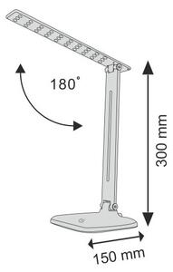 Lampada da tavolo LED dimmerabile con funzione Touch JOWI LED/8W/230V nero