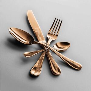 Servizio 24 pezzi Caccia Bronzo in Acciaio Inossidabile, colore Bronzo, Lavorazione della supperficie con impiantazione di Titanio PVD