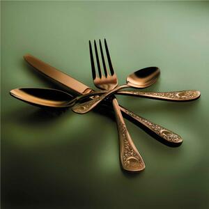 Servizio 20 pezzi Diana Bronzo in Acciaio Inossidabile, colore Bronzo, Lavorazione della supperficie con impiantazione di Titanio PVD