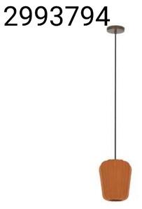 Light & Living - Lampada a sospensione BIBURY - Arancione - 20x20x25 cm