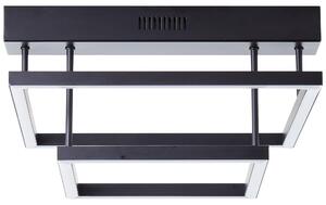 Plafoniera LED Brilliant Ranut 21 W 1360 lm 3000 K nero dimmerabile