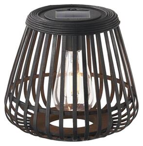 Paulmann, lanterna solare "Sunshine Glimmer", grado di protezione IP44, temperatura di colore 2700K, luminosità 7 lm, colore nero