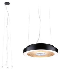 Lampada a soffitto LED Paulmann Volea, 3000K, 950lm, 230V, 3,5W / 13W, dimmerabile, disponibile in nero, oro e argento
