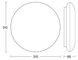 Steinel 035440 - Lampada LED con sensore per esterni QUATTRO LED/10W/230V IP54