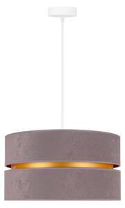 Duolla - Lampadario a sospensione con filo DUO 1xE27/15W/230V diametro 40 cm grigio