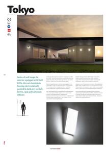 Redo 90015 - Applique LED per esterni TOKYO LED/12W/230V IP54