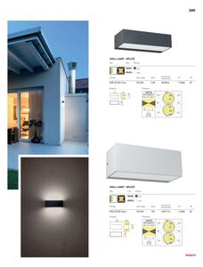 Redo 90153 - Applique da esterno LED LAMPRIS LED/9W/230V IP65