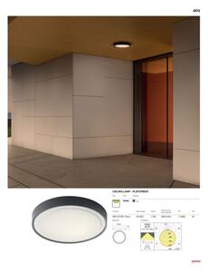 Redo 90155 - Plafoniera LED da esterno PONZA LED/16W/230V diametro 26 cm IP65
