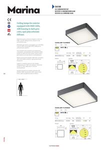 Redo 90158 - Plafoniera LED da esterno MARINA LED/16W/230V IP65 antracite