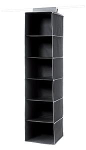 Organizzatore pensile nero con 6 scomparti Indumenti So Urban - Compactor